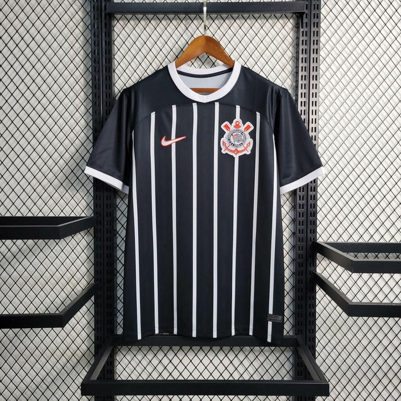 Camisa Corinthians II 23/24 - Torcedor Nike Preto+Branco