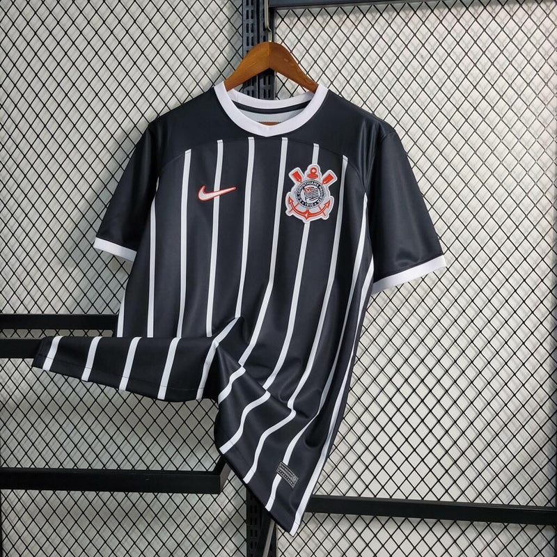 Camisa Corinthians II 23/24 - Torcedor Nike Preto+Branco