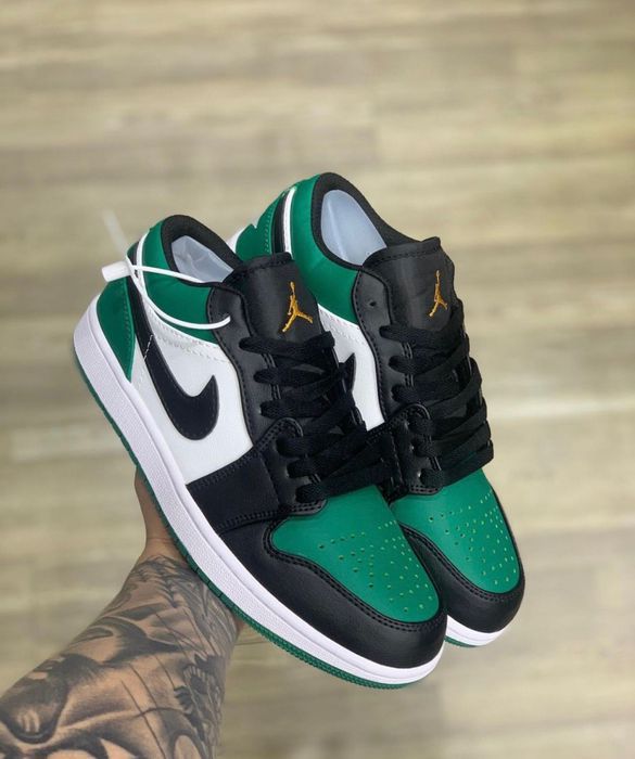 Air Jordan Verde/Branco/Preto